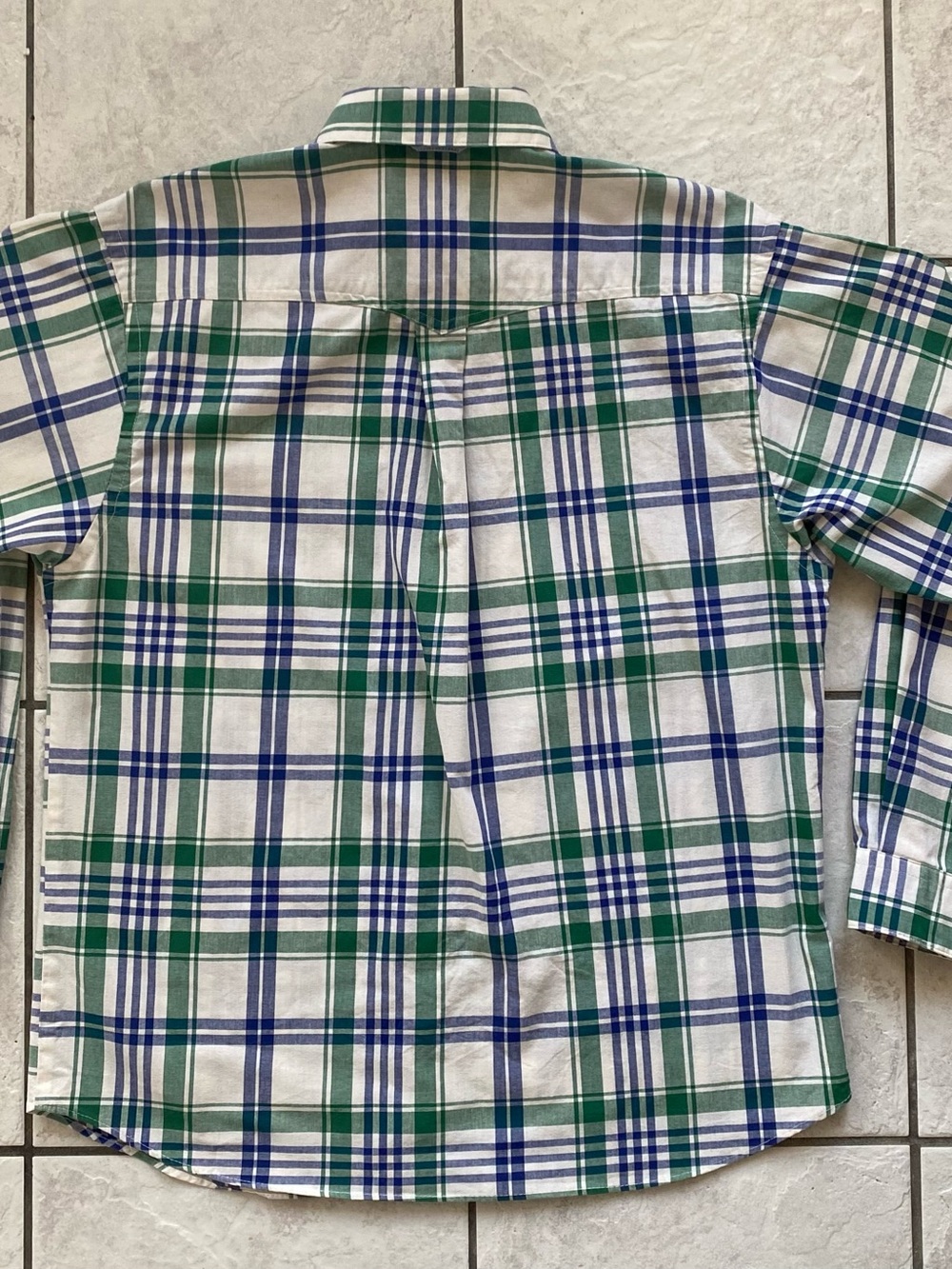 Zecuda Button Down Plaid Shirt Long Sleeve Lammies Western Wear Size Large - Picture 2 of 12